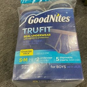 GoodNites Tru-Fit Starter Pack Boys Size S-M